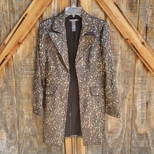 Bisou Bisou Michele Bohbot Long Black Jacket